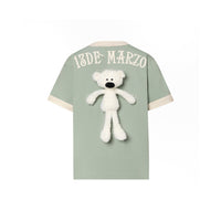 13 DE MARZO Three-dimensional Doll Limited T-shirt Green | MADA IN CHINA