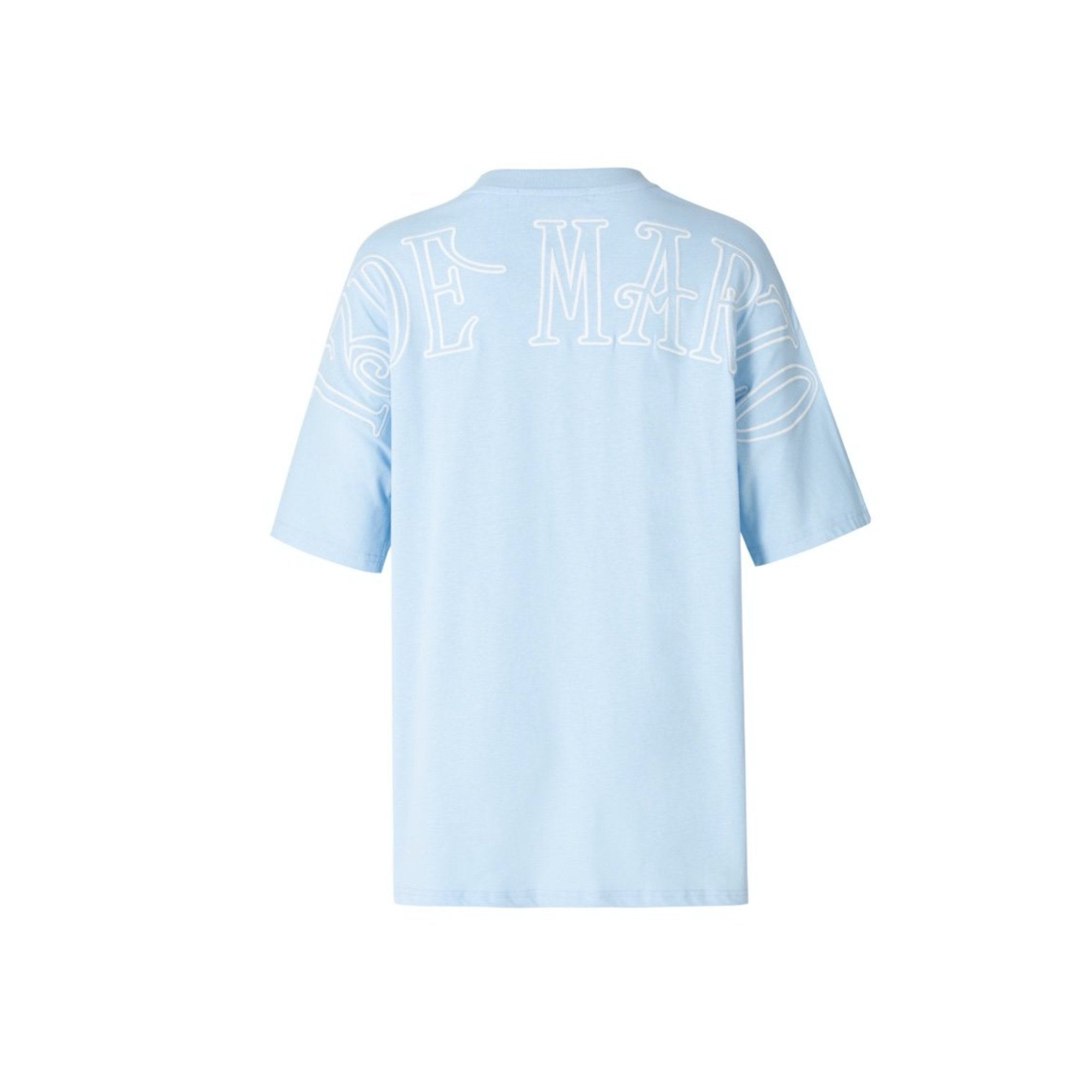 Palm Angels Teddy Bear Logo T-Shirt Illusion Blue