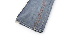 13DE MARZO Tweed Side Stitches Jeans Faded Denim | MADA IN CHINA