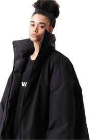 VANN VALRENCÉ Ultra-high Collared Long Down Jacket | MADA IN CHINA