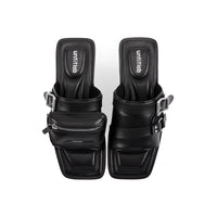 Untitlab untitled#15 Reel Sandals (Black Bag Belts) | MADA IN CHINA