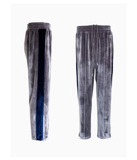 CHARLIE LUCIANO Velvet Pants Silver | MADA IN CHINA