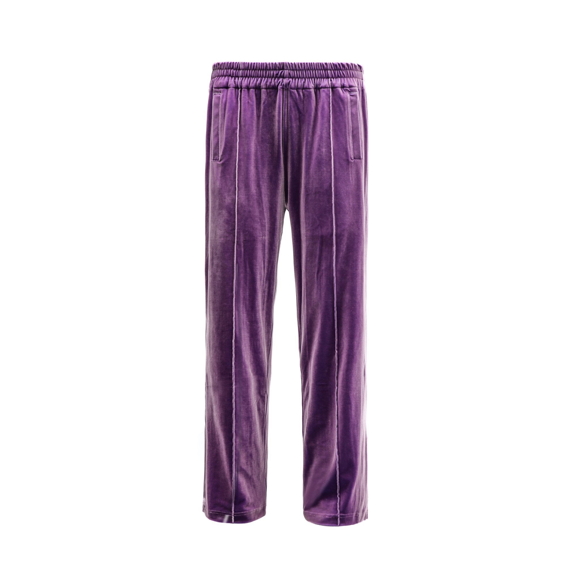 GALLIANO LANDOR Violet Velvet Trousers | MADA IN CHINA