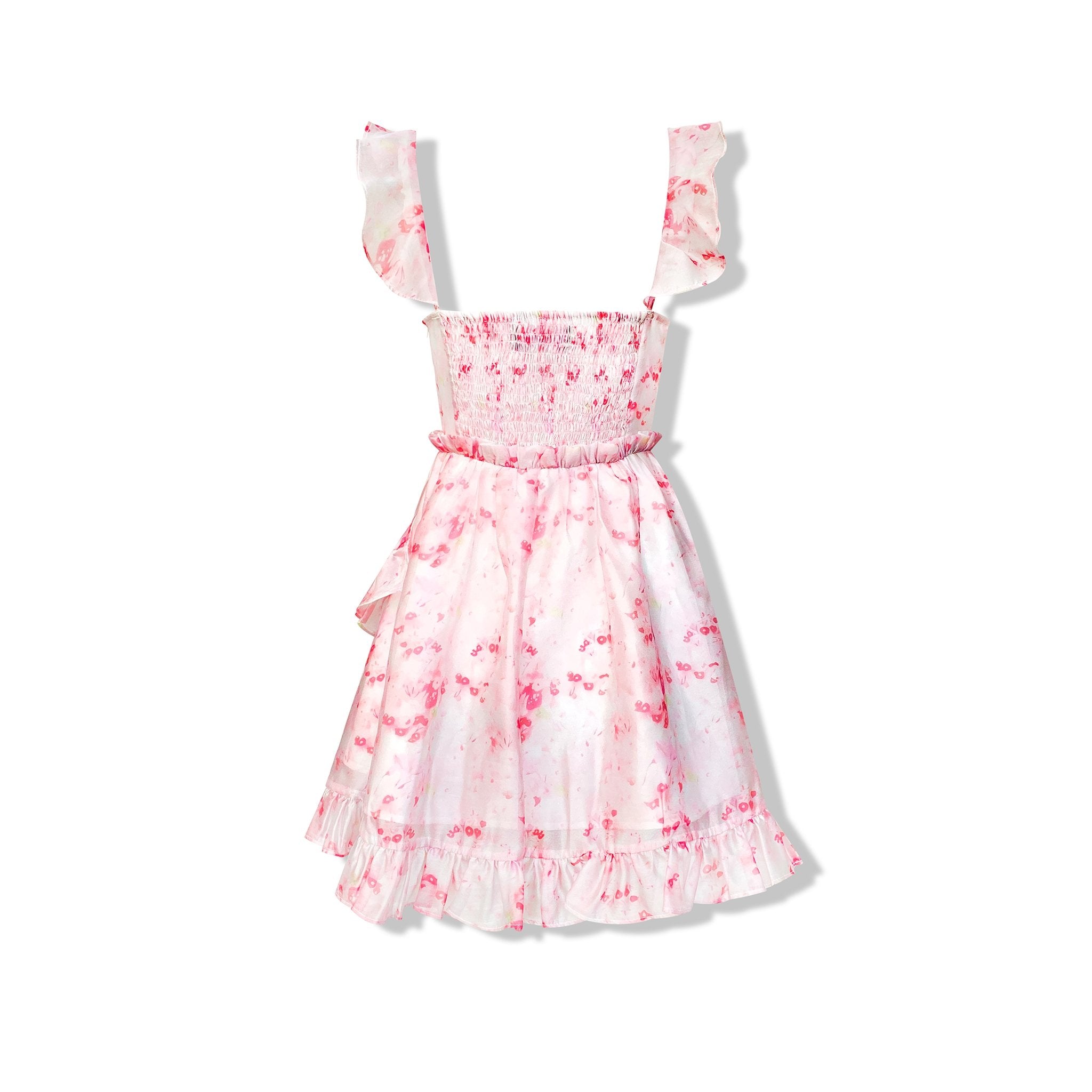 AIMME SPARROW Waist Sling Floral Dress | MADA IN CHINA