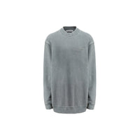GALLIANO LANDOR Washed Gray Round Neck Sweater | MADA IN CHINA