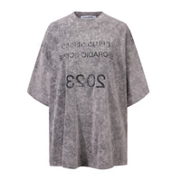 CPLUS SERIES Washed Tie-dye Reverse-font T-shirt | MADA IN CHINA