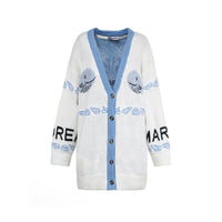 ANDREA MARTIN Whale Knitted Cardigan | MADA IN CHINA