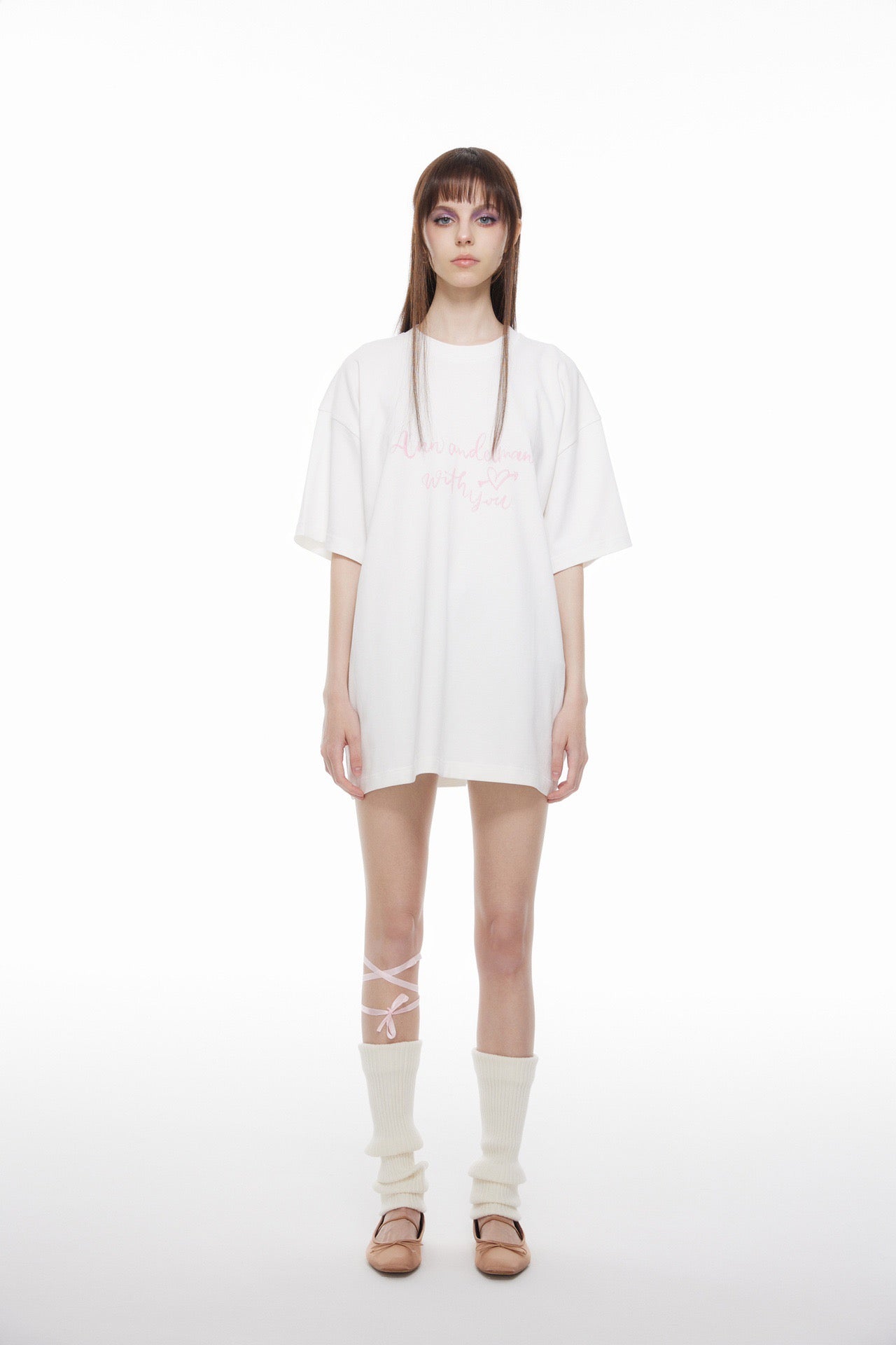 ANN ANDELMAN White 520 Limited OS Short Tee | MADA IN CHINA
