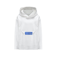 STAFF ONLY White A4-Box Hoodie | MADA IN CHINA