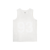 UNAWARES White Basketball 93 Printed Jersey Vest | MADA IN CHINA