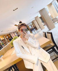 MASION.W White Blazer Jacket | MADA IN CHINA