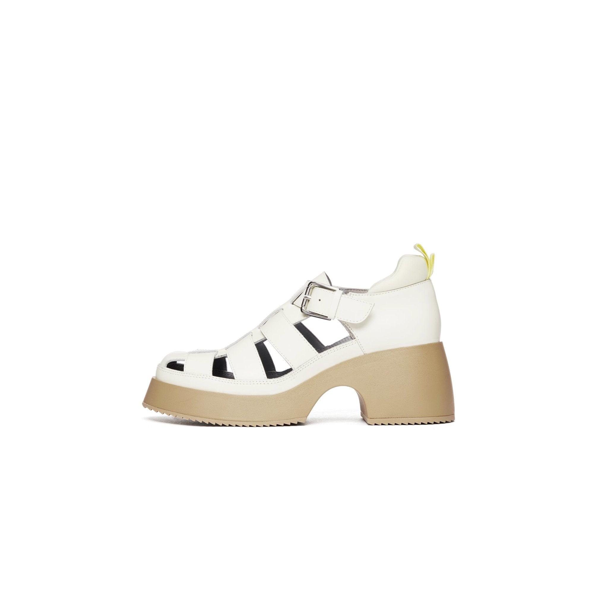 LOST IN ECHO White Braided Thick-soled Gladiator Sandals | MADA IN CHINA