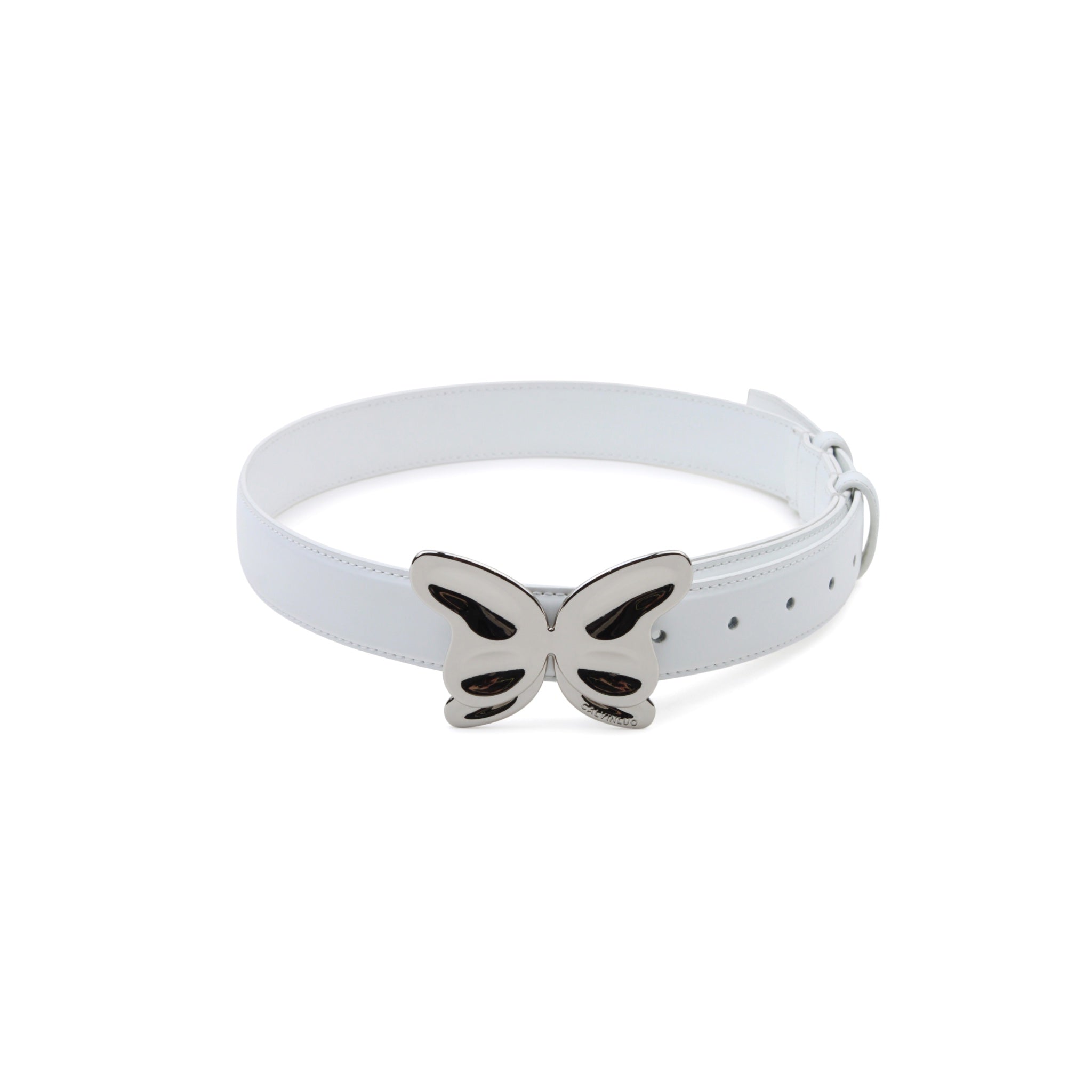 CALVIN LUO White Butterfly Decorative Belt | MADA IN CHINA
