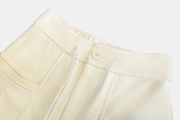 SOMESOWE White Casual Pants | MADA IN CHINA