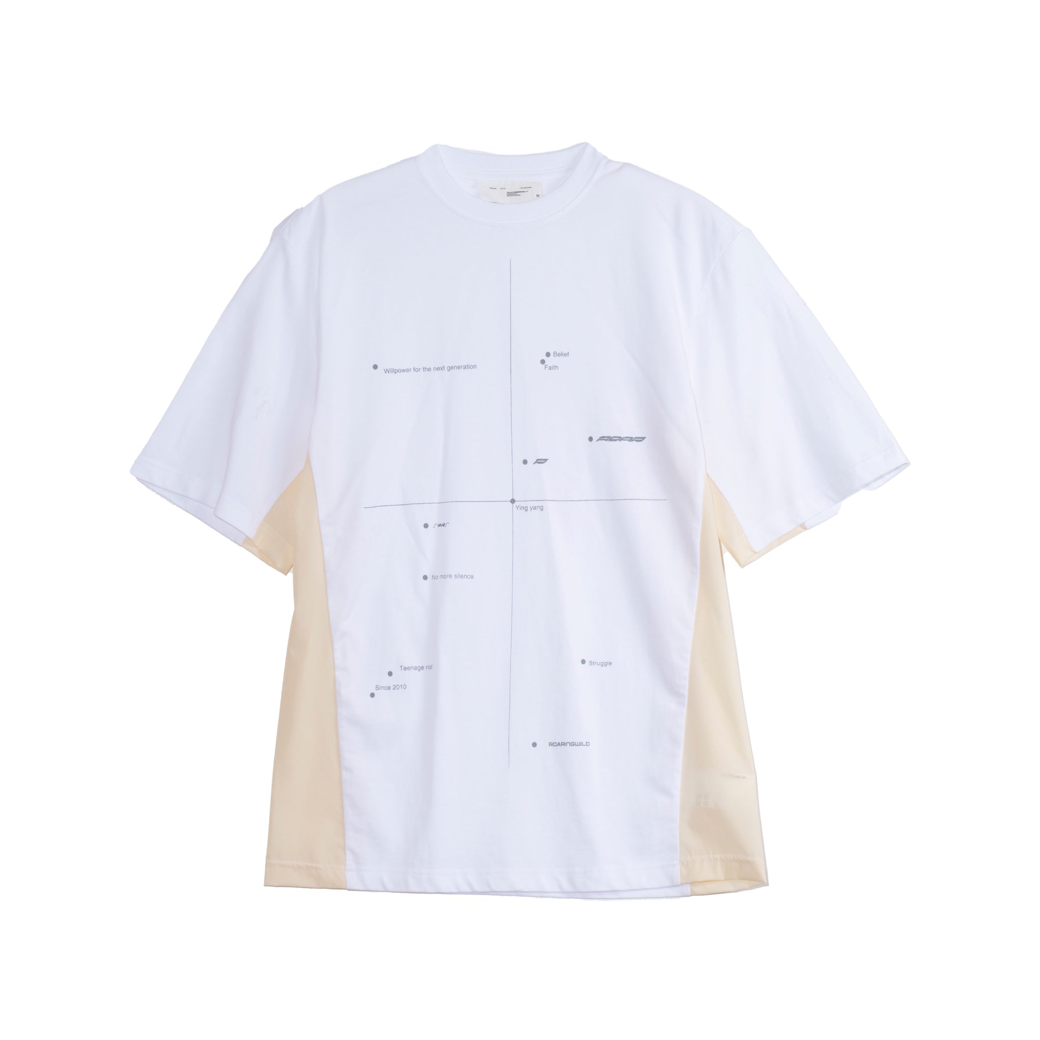 ROARINGWILD White Coordinate T-Shirts | MADA IN CHINA