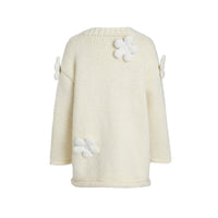 FENGYI TAN White Crochet Flower Cardigan | MADA IN CHINA