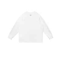 UNAWARES White Customized Silicone Patch Long-sleeved Shirt | MADA IN CHINA