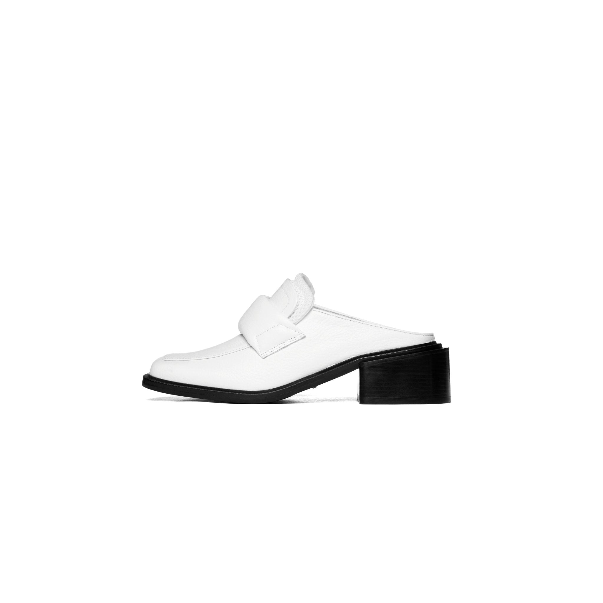 LOST IN ECHO White Double Tongue Padded Vamp Sports Elements Loafer Slippers | MADA IN CHINA