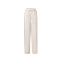 Ther. White Faux Leather Straight-leg Trousers | MADA IN CHINA