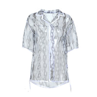 SULVAM White Half Sleeve Shirt | MADA IN CHINA