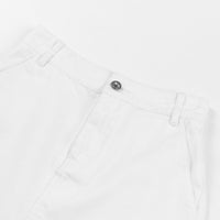 THREE QUARTERS White Jean Skirt | MADA IN CHINA