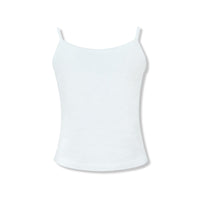 AIMME SPARROW White Knitted Camisole | MADA IN CHINA