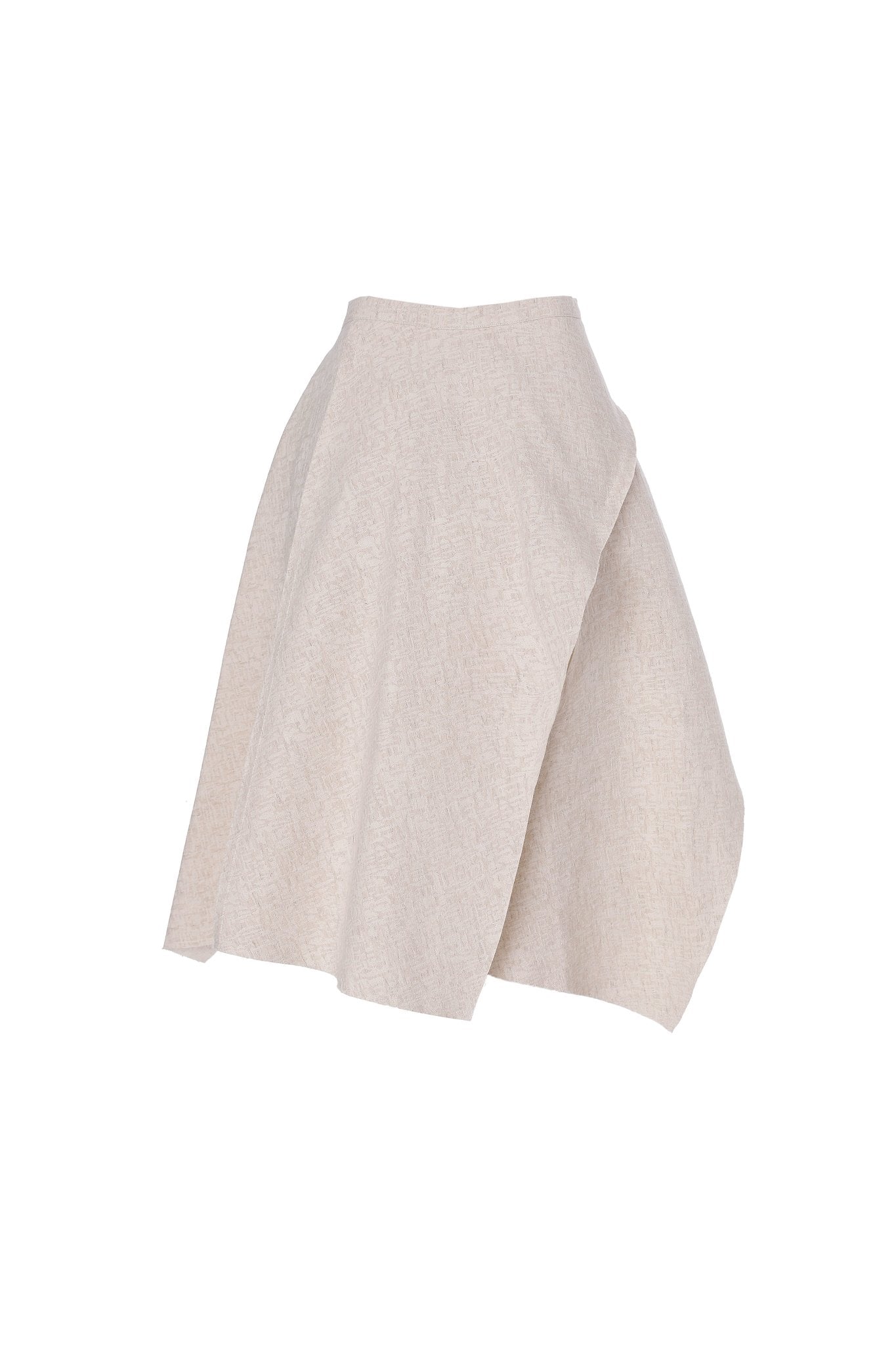 DEPLUMER White Lace Pleated Skirt | MADA IN CHINA