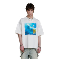 CEEC White Nirvana Album Cover T-Shirt | MADA IN CHINA