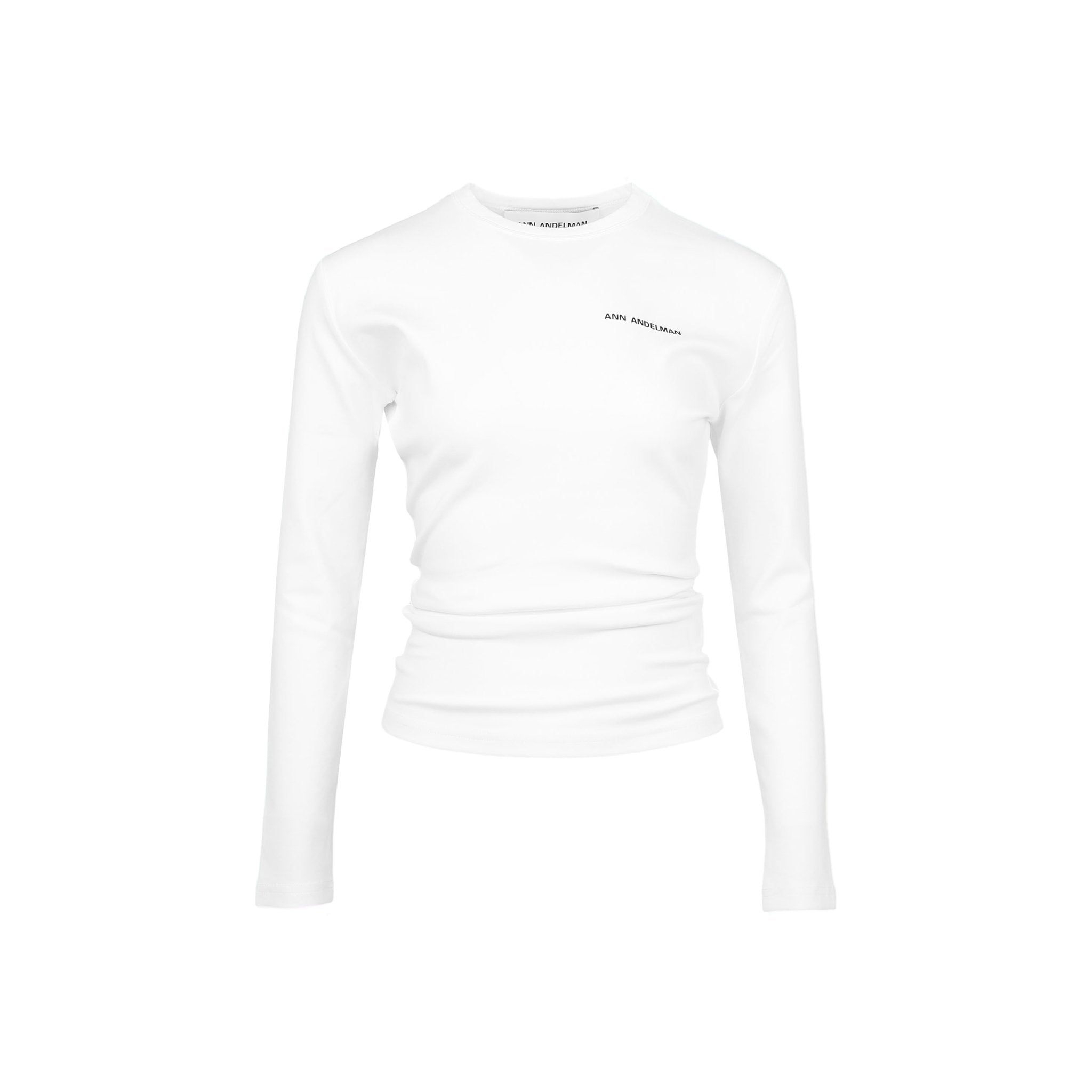 ANN ANDELMAN White Pleated Long Sleeve | MADA IN CHINA