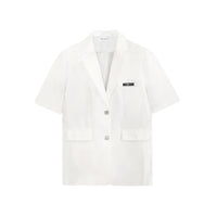 AIMME SPARROW White Rose Logo Suit | MADA IN CHINA