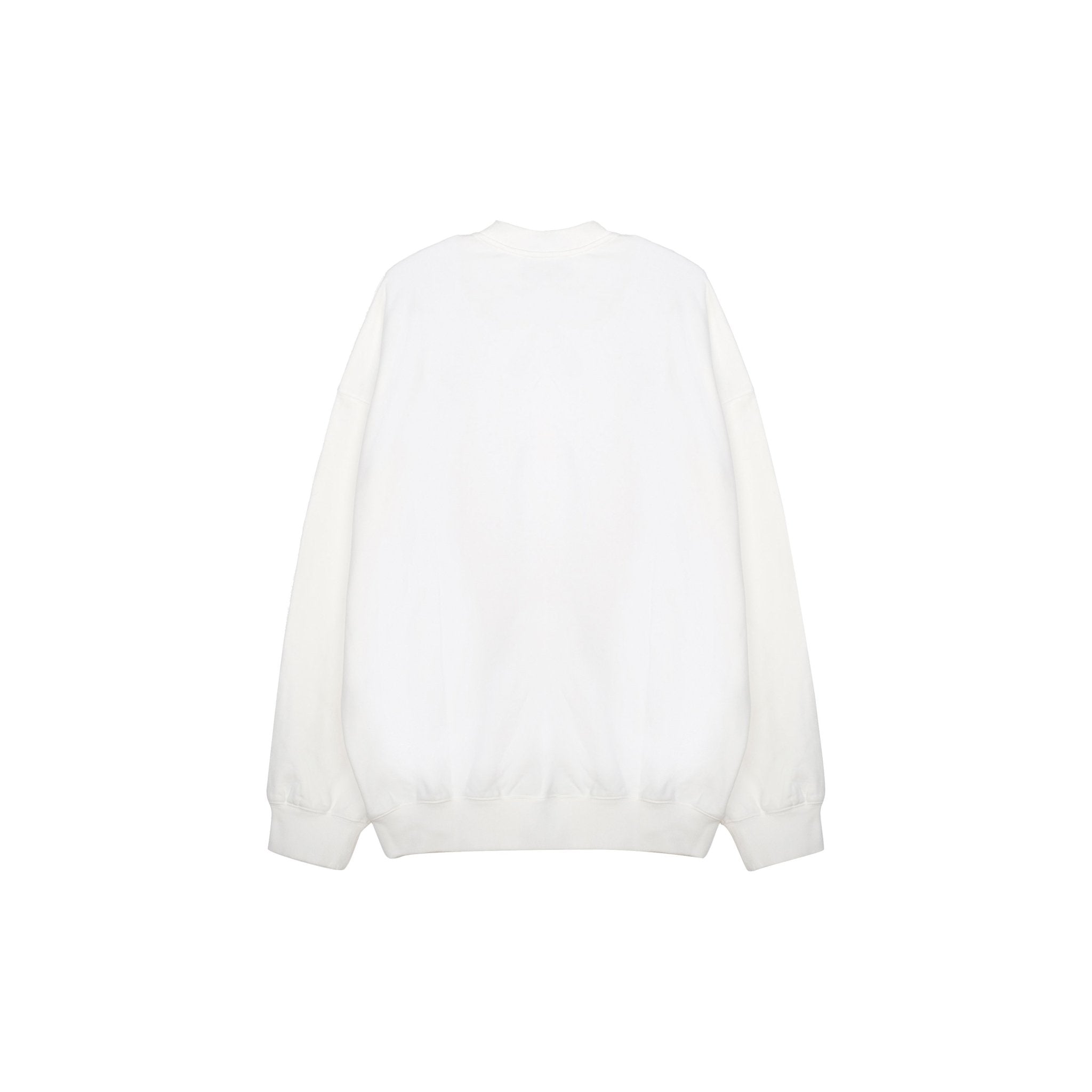 ANN ANDELMAN White Smiley Face Sweater | MADA IN CHINA