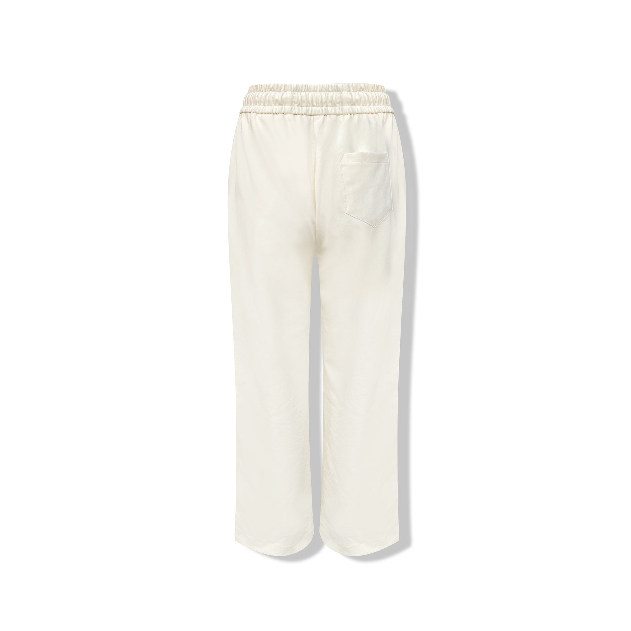 AIMME SPARROW White Striped Lounge Pants | MADA IN CHINA