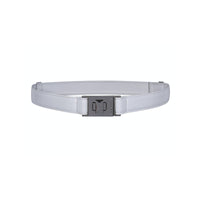 CALVIN LUO White Twist-Lock Leather Belt | MADA IN CHINA