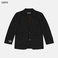 SMFK Wild World Mirroring Black Stripe Jacket | MADA IN CHINA