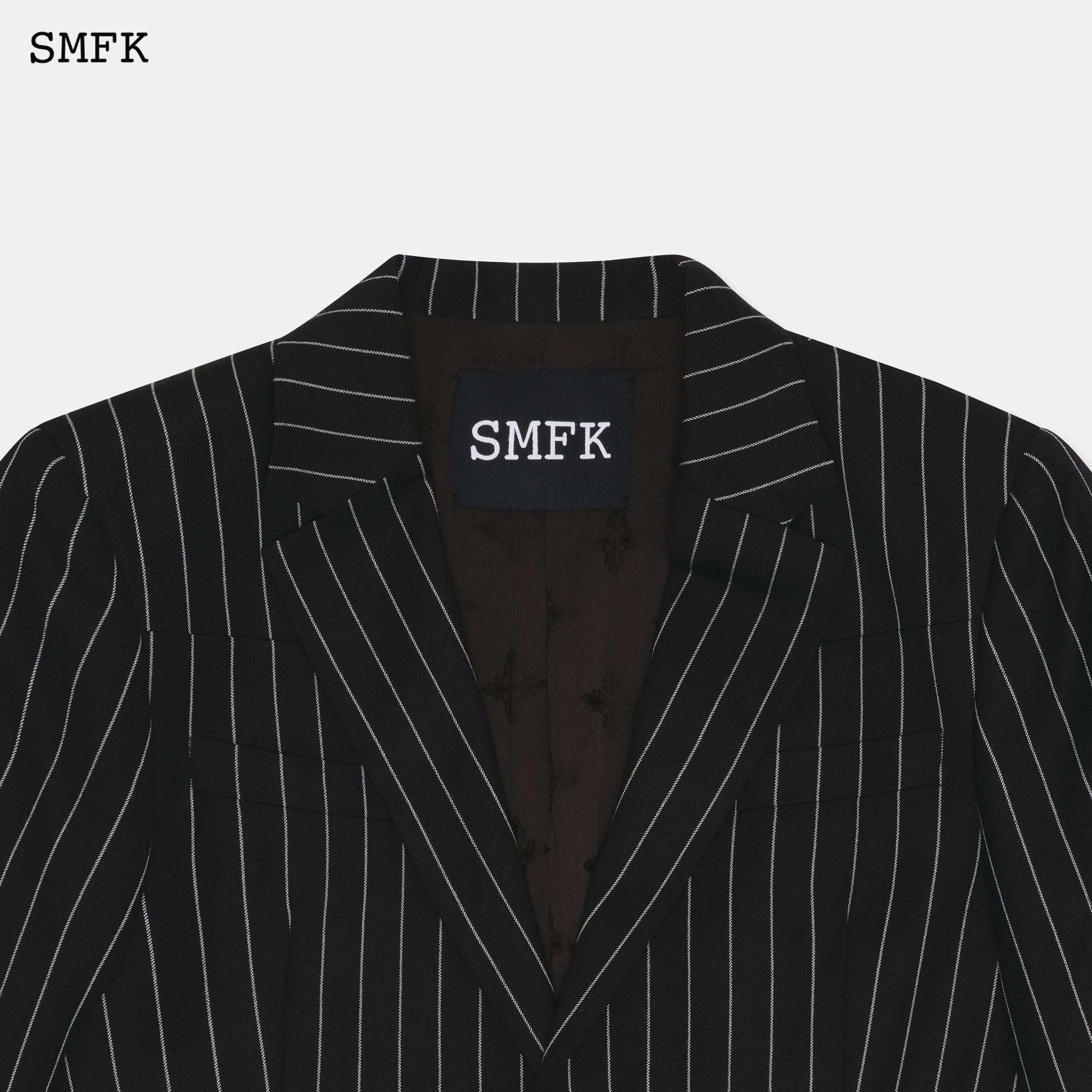 SMFK Wild World Mirroring Black Stripe Jacket | MADA IN CHINA