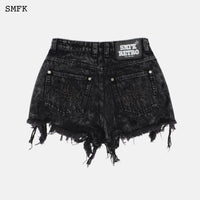 SMFK Wild World Short Black Jeans | MADA IN CHINA