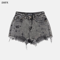 SMFK Wild World Short Grey Jeans | MADA IN CHINA