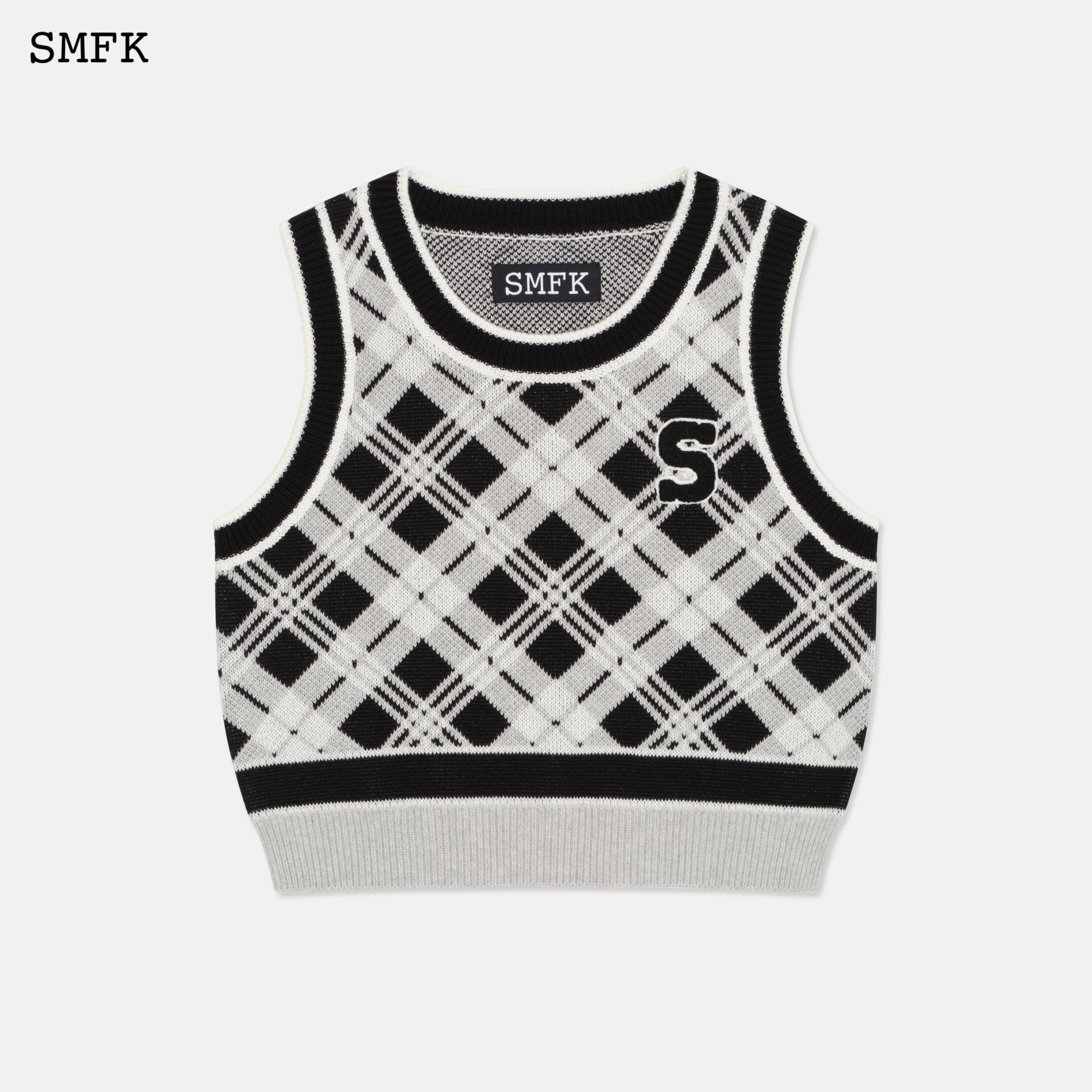 SMFK Wilderness Black And White Polo Vest | MADA IN CHINA