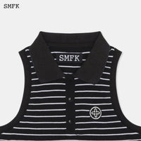 SMFK Wilderness Black Stripe Polo Vest | MADA IN CHINA