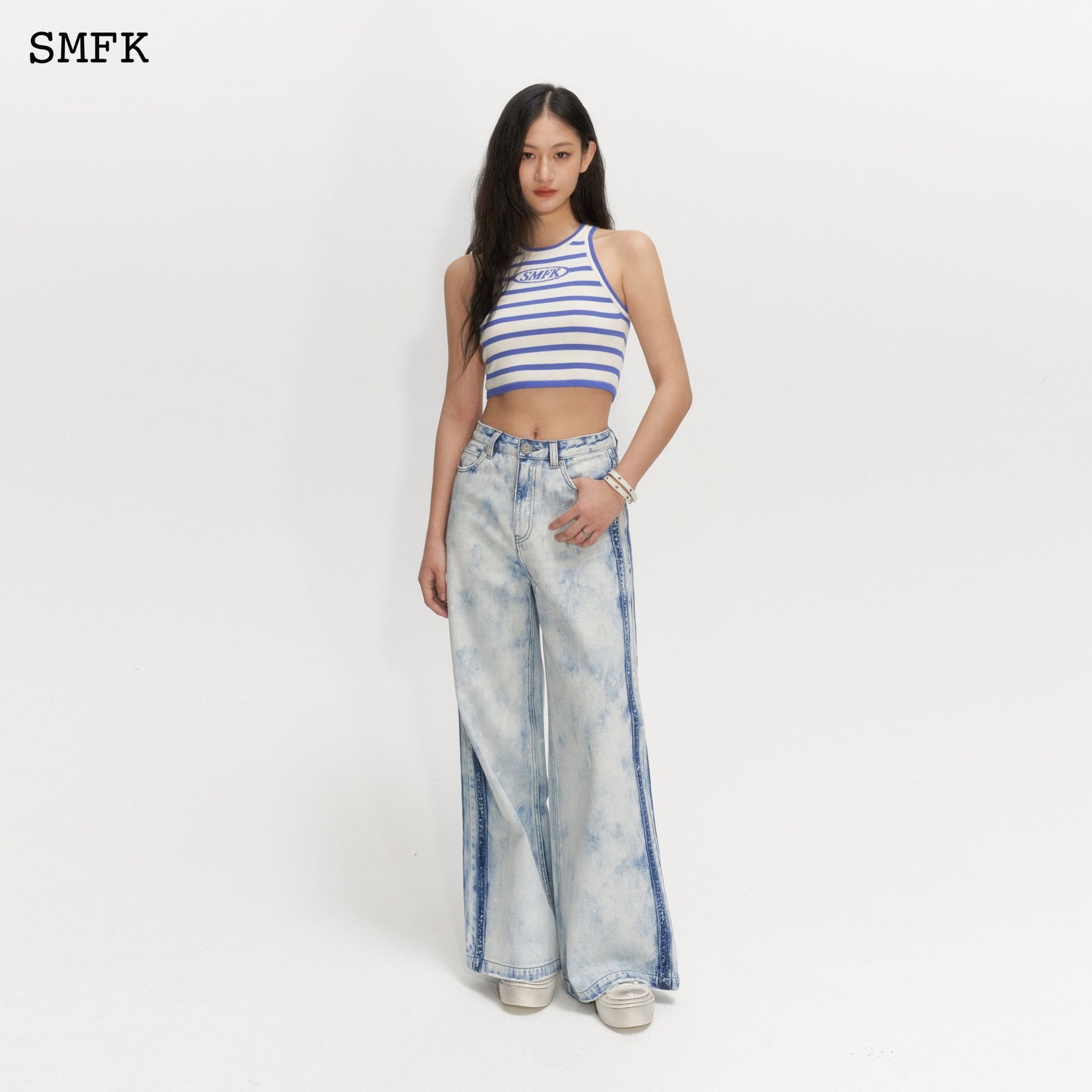 SMFK Wilderness Camouflage Blue Jeans | MADA IN CHINA