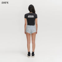 SMFK Wilderness Rock Blue Short Jeans | MADA IN CHINA