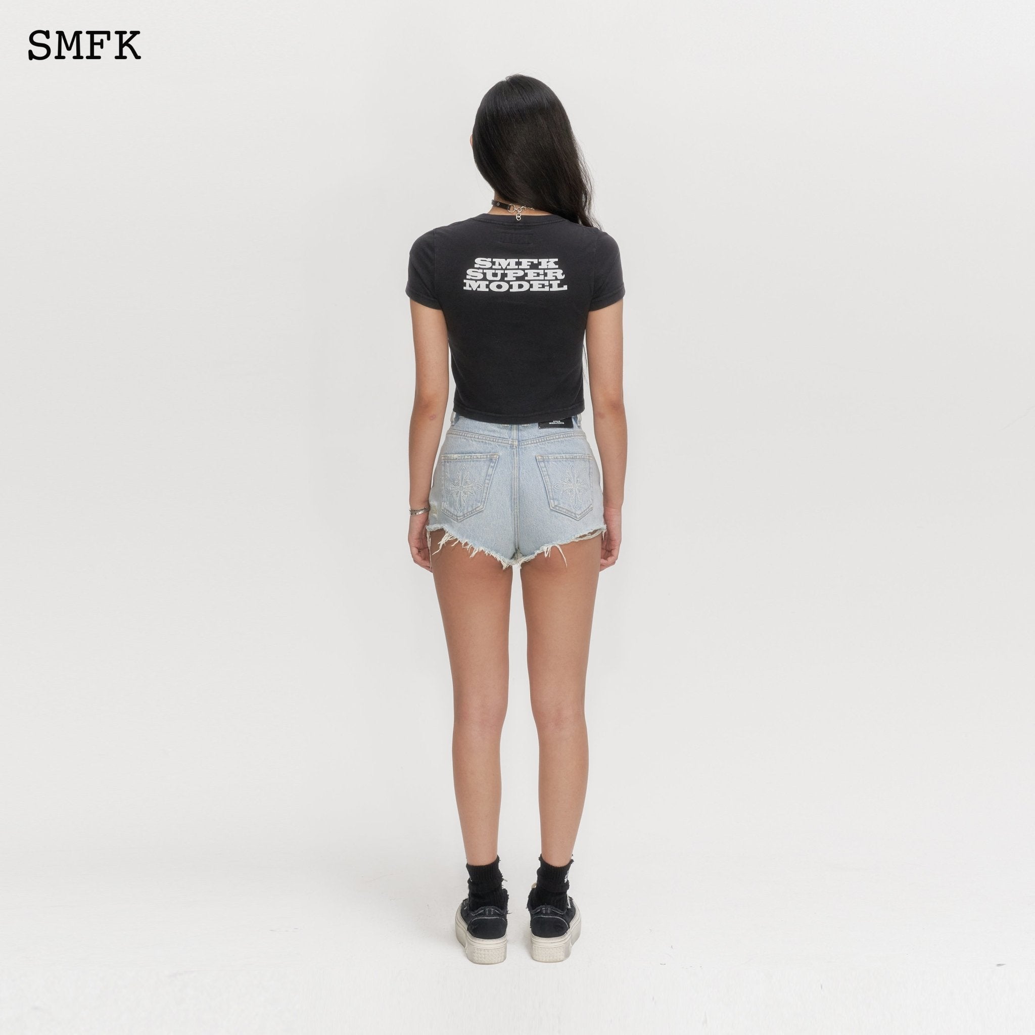 SMFK Wilderness Rock Blue Short Jeans | MADA IN CHINA