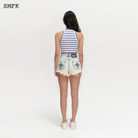 SMFK Wilderness Rock White Short Jeans | MADA IN CHINA