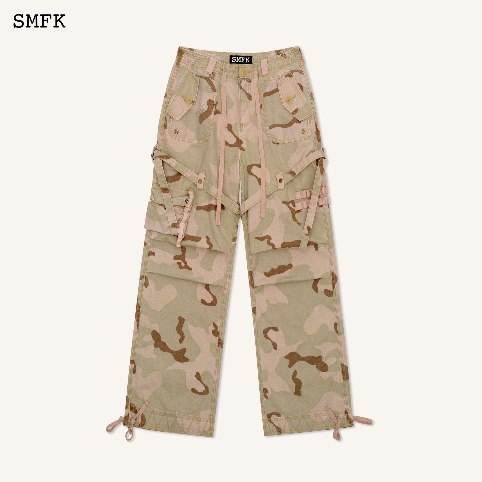 SMFK WildWorld Desert Camouflage Paratrooper Pants | MADA IN CHINA