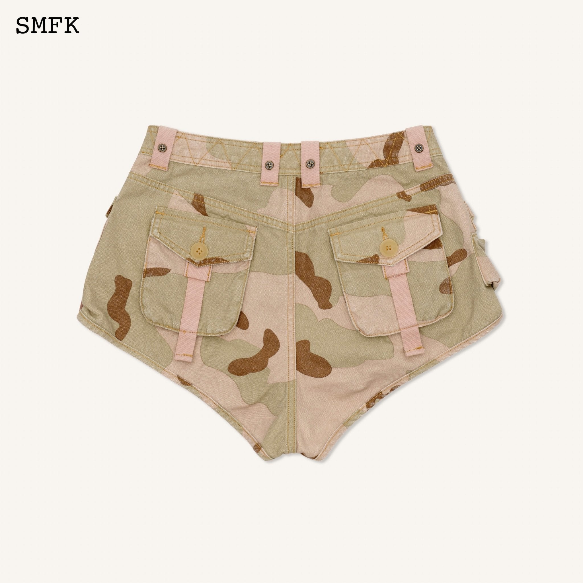 SMFK WildWorld Desert Camouflage Paratrooper Shorts | MADA IN CHINA