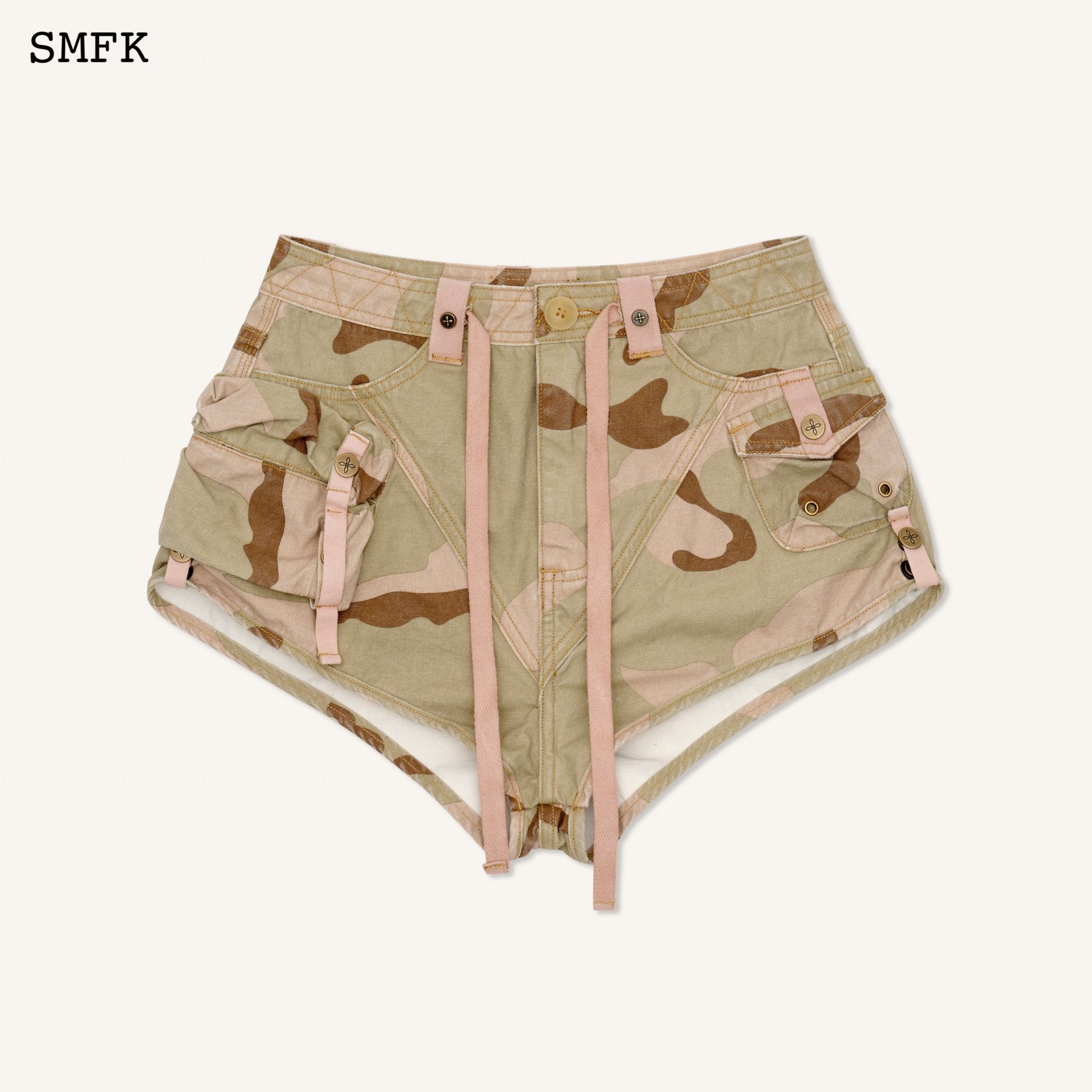 SMFK WildWorld Desert Camouflage Paratrooper Shorts | MADA IN CHINA