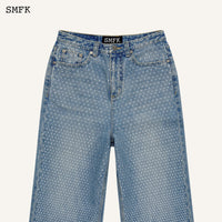 SMFK WildWorld Diamond Blue Jeans | MADA IN CHINA