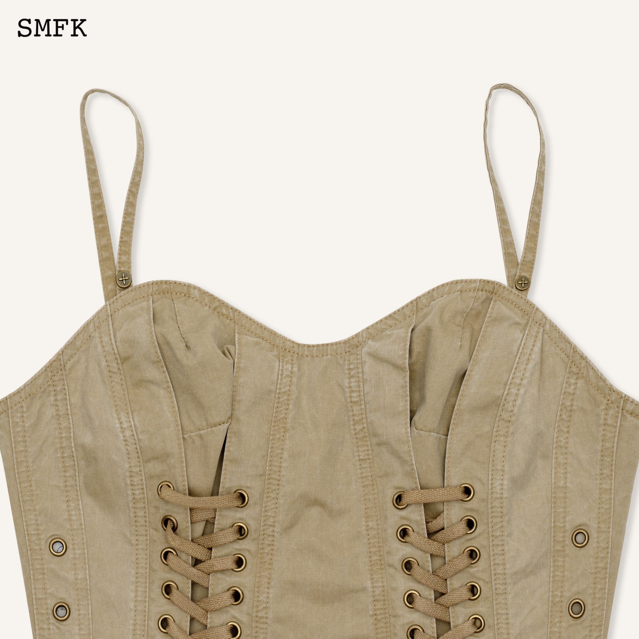 SMFK WildWorld Jellyfish Workwear Vest With Ties | MADA IN CHINA