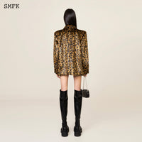SMFK WildWorld Leopard Faux Fur Suit | MADA IN CHINA