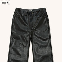 SMFK WildWorld Loose Leather Trousers | MADA IN CHINA